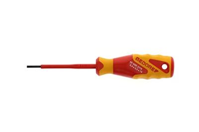 Gedore VDE 2170 2,5 VDE Platte schroevendraaier Kopbreedte: 2.5 mm Koplengte: 75 mm