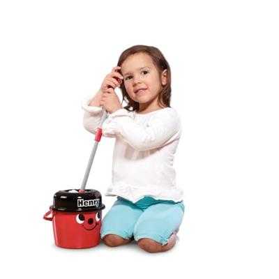 Numatic Little Helper Little Henry Mop en Emmer Rood