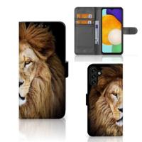 Samsung Galaxy A04s | Samsung Galaxy A13 5G | Telefoonhoesje | Met pasjeshouder | Leeuw - thumbnail