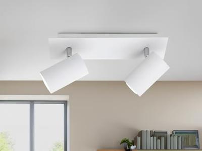 Trio Moderne plafondspotSeries 8024 2-lichts wit - 802400201