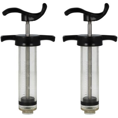 Elvedes spuiten dot olie voor de professionele ontluchtingskit