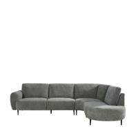 LABEL51 Hoekbank 'Milano' Rechts, Elite stof, kleur Stone - thumbnail