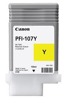 Canon Inktcartridge PFI-107 Y Origineel Geel 6708 B 001 Canon Inktcartridge PFI-107 Y Origineel Geel 6708 B 001