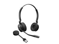 Jabra Engage 55 draadloze stereo headset met Link 400 USB-A DECT adapter - noise cancelling microfoon, groot bereik en gehoorbescherming - MS Teams gecertificeerd, werkt met andere platformen - zwart - thumbnail