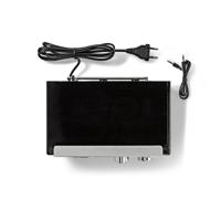 Nedis RDFM5100BK Fm-radio 9 W Analoge Tuning Retro Design Zwart - thumbnail