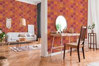 Livingwalls New Walls oranje behang | 374065 - thumbnail