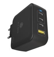 ICY BOX GaN Wandladegerät USB-C-adapter 100 W Zwart - thumbnail