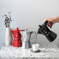Percolator Bialetti MOKA EXCLUSIVE Zwart Aluminium 6 Kopjes - thumbnail