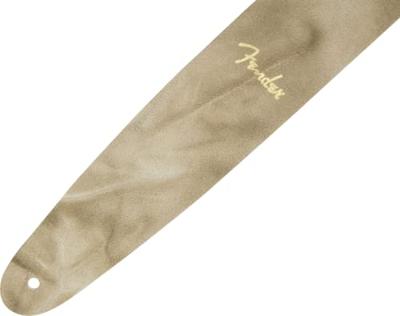 Fender Tie Dye Leather Strap Natural