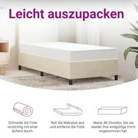 Binnenveringmatras middelhard 90x200 cm - thumbnail