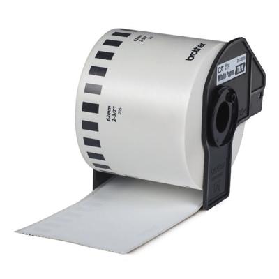 Brother doorlopende labelrol voor QL, ft 62 mm x 30,48 m, papier Brother doorlopende labelrol voor QL, ft 62 mm x 30,48 m, papier