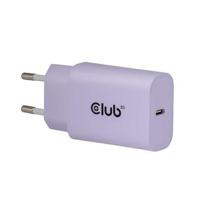 club3D CAC-3025 USB-oplader 30 W USB-C stekker USB PD 3.0 Lila Binnen USB Power Delivery (USB-PD)