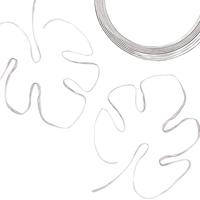 Vaessen Creative • aluminiumdraad embossed plat 5mmx3m zilver - thumbnail