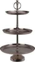 Etagere 3 laags 30x50 cm zilver Nampook - Nampook - thumbnail