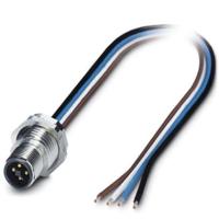 Phoenix Contact 1424136 Sensor/actuator inbouwconnector M12 Aantal polen (sensoren): 4 Stekker, inbouw 0.50 m 1 stuk(s) - thumbnail