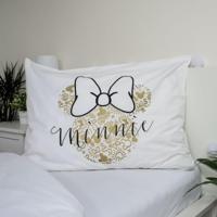 Disney Minnie Mouse Dekbedovertrek Golden Strick - 140 x 200 cm - Katoen - thumbnail