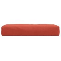 Palletkussen 60x60x9,5 cm stof gemleerd rood - thumbnail