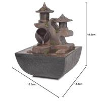 VidaXL Binnenfontein met led-verlichting polyresin - thumbnail