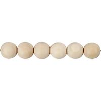 Creativ Company Https://www.cchobby.nl/houten-kraal-d-25-mm-gatgrootte-4-5-mm-8-stuk-1-doos - thumbnail