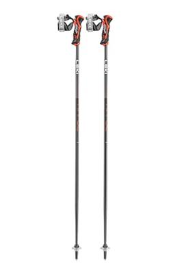 LEKI STOKKEN 3D AIRFOLIE zwart/rood 125