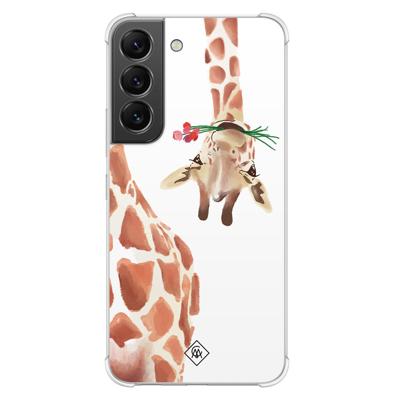 Samsung Galaxy S22 shockproof hoesje - Giraffe Samsung Galaxy S22 shockproof hoesje - Giraffe