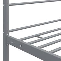 Hemelbedframe metaal grijs 180x200 cm - thumbnail