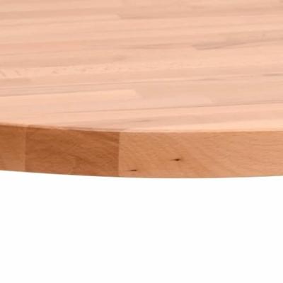 Tafelblad rond 70x2,5 cm massief beukenhout - thumbnail