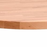 Tafelblad rond 70x2,5 cm massief beukenhout - thumbnail