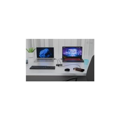 i-tec CAKVMHUB2A2C USB-combi-hub Zwart