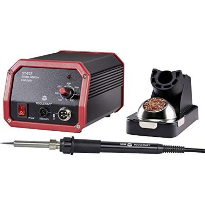 TOOLCRAFT ST-100A Soldeerstation Analoog 100 W 150 - 450 °C Incl. soldeerpunt TOOLCRAFT ST-100A Soldeerstation Analoog 100 W 150 - 450 °C Incl. soldeerpunt