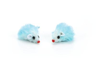 Beeztees pluche knuffelmuisje kattenspeelgoed