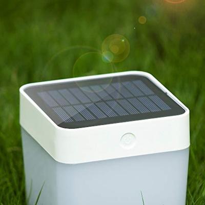 Lutec Moveable Outdoor Solar Table Cube Lutec Moveable Outdoor Solar Table Cube