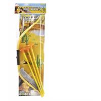 Pijl & boogset in zak met 3 pijlen - thumbnail