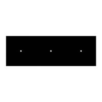 Plafondplaat zwart metaal 3 lampen snoeren zwart groot 68 cm - thumbnail