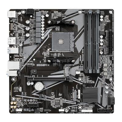 Gigabyte B550M K 1.0 Moederbord Socket AMD AM4 Vormfactor Micro-ATX Moederbord chipset AMD® B550