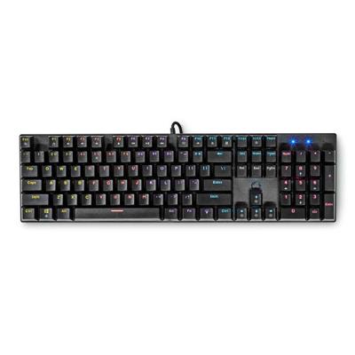 Nedis GKBDM110BKUS Bedraad Gaming Toetsenbord Usb Type-a Mechanische Toetsen Led Qwerty Us Internationaal Usb Gevoed Lengte Stroomkabel: 1.50 M Gaming