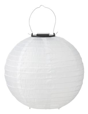 HEMA Solar tuinlampion Ø28cm wit