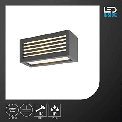 SLV 1002035 BOX-L LED-plafondlamp LED vast ingebouwd 19 W Antraciet SLV 1002035 BOX-L LED-plafondlamp LED vast ingebouwd 19 W Antraciet
