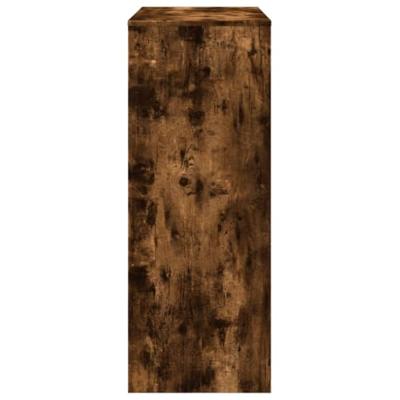 Bartafel met rekken 90x40x103,5 cm bewerkt hout gerookt eiken