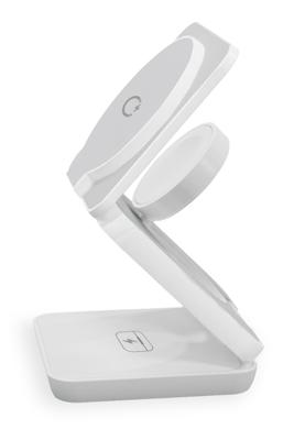 Draadloze oplader KSIX Cube 3en1 Draadloze oplader KSIX Cube 3en1