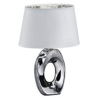 Trio Design tafellampTaba grijs met witte lampenkap - R50511089 - thumbnail