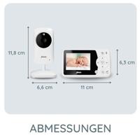 Alecto DVM-64 Babyfoon met Camera Wit/Zwart - thumbnail