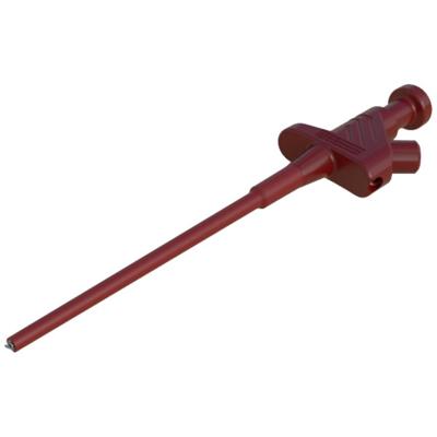 SKS Hirschmann KLEPS 30 rt Fijn-krokodilklem Steekaansluiting 4 mm Ohne Messkategorie Rood