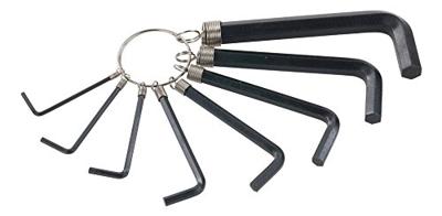 kwb Inbussleutel 2 mm, 2.5 mm, 3 mm, 4 mm, 5 mm, 6 mm, 8 mm, 10 mm 8-delig