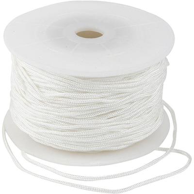 Creativ Company Polyester koord wit 1 mm, 50m