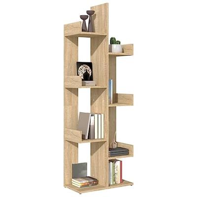 VidaXL Boekenkast 48x25,5x140 cm bewerkt hout sonoma eikenkleurig