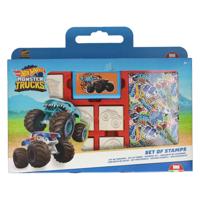 Multiprint Hot wheels kleurset met stempels, 41dlg. - thumbnail