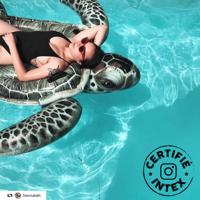 Intex 57555np realistische opblaasbare zeeschildpad 191x170 cm - thumbnail