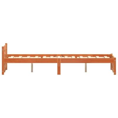 Bedframe Wasbruin 135 x 190 cm Massief grenenhout Bedframe Wasbruin 135 x 190 cm Massief grenenhout