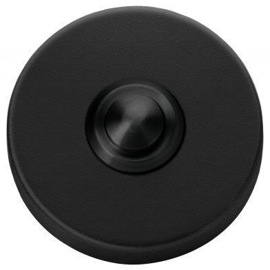 Beldrukker rond zwart